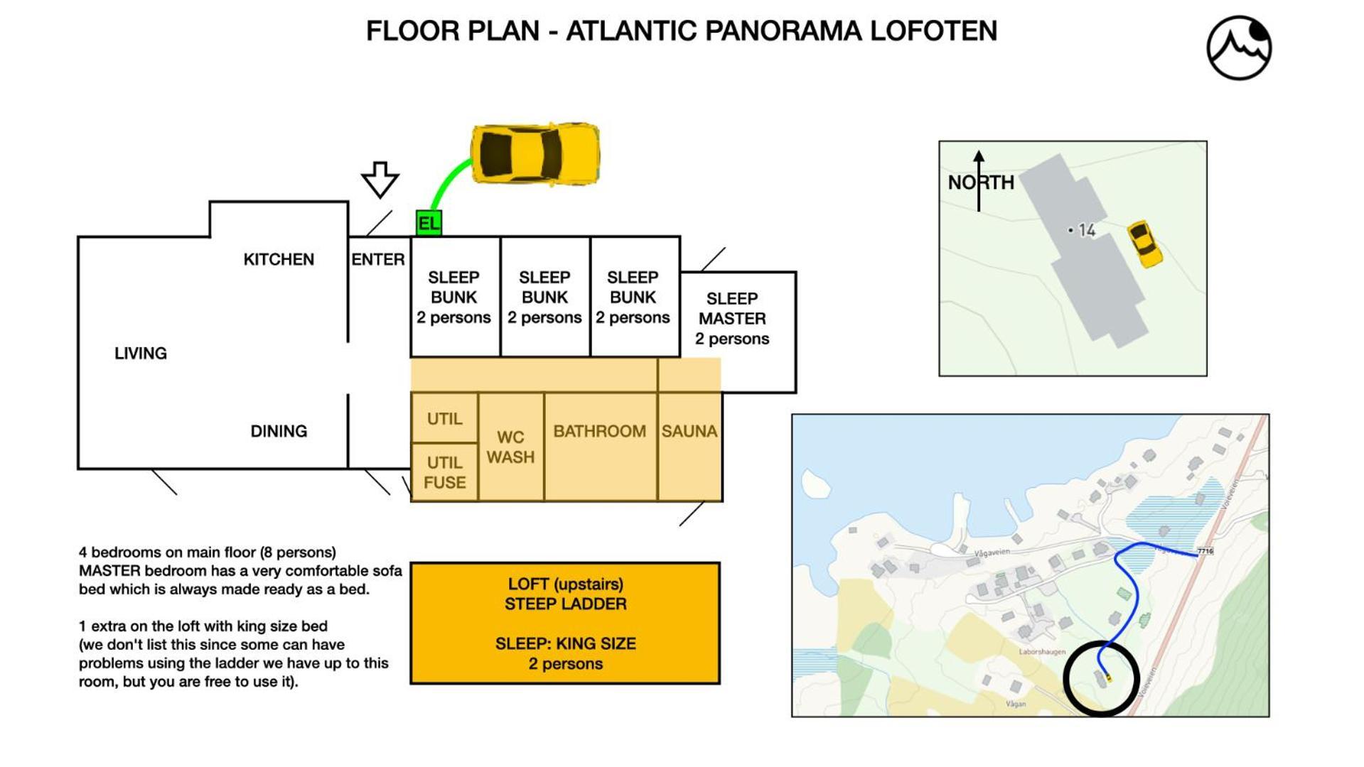Atlantic Panorama Lofoten 莱克内斯 外观 照片